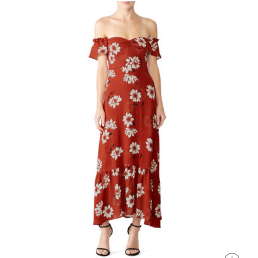 Reformation Floral Butterfly Dress